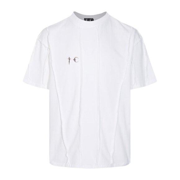 Thug Club White T Shirt With Minimalist Design - Picture 1 of 8